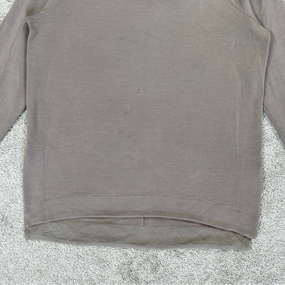 Athleta Women’s Coaster Luxe Recover Sweatshirt Ultra-Soft in Mortar Mushroom XS - Picture 4 of 16